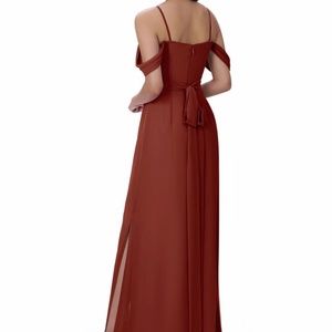 Azazie Joretta Bridesmaid Dress in Terracotta
